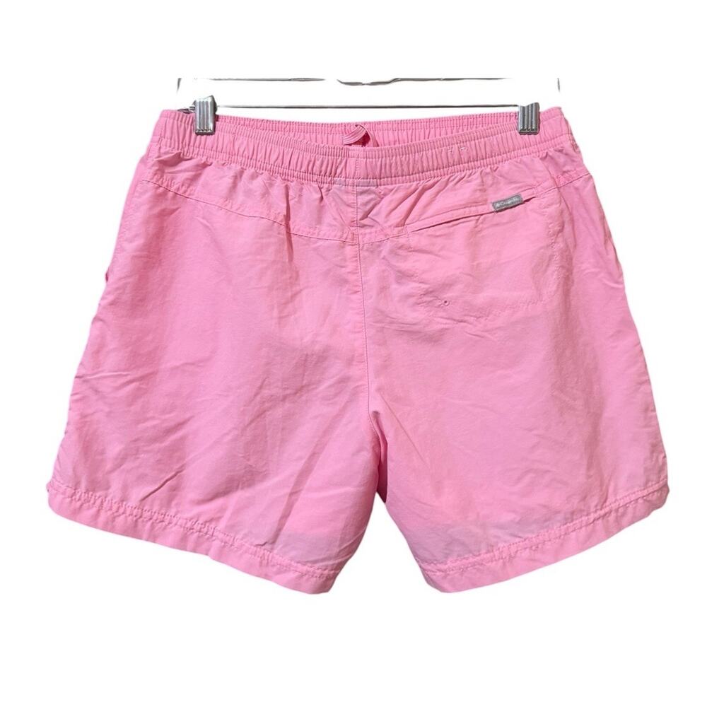 Columbia Women Size Medium Pink Pull On Athletic Shorts Nylon Preppy Athleisure - Picture 2 of 15